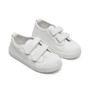 Fashion Kids Injection Shoes 2022 Toddler Designer White Sneaker School Shoes Children Canvas Shoes