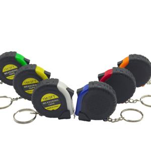 Mini cinta métrica retráctil <span class=keywords><strong>de</strong></span> 3 pies con llavero, tamaño <span class=keywords><strong>de</strong></span> bolsillo, 1 M, barra <span class=keywords><strong>de</strong></span> medición para niños, acero ABS pulgadas, centímetros, Sistema Métrico - Product Image 6