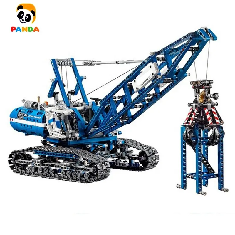 King electric blocks Crawler crane/crane technology series/electric model building blocks Technic block brick toys (90010/20010)