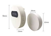 Sonnette sans fil QX-003 sans batterie, auto-alimentée, étanche, avec interface USB, 38 mélodies, étanche IPX68