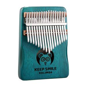<span class=keywords><strong>Kalimba</strong></span> coloré 17/21 touches pouce Piano acajou coffre-fort bois Instrument de musique cadeau pour enfants avec accessoires Support OEM - Product Image 5