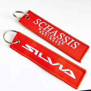 Wholesale Custom Employee Award Embroidery patches Keychain