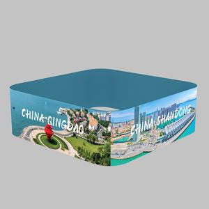 Équipement <span class=keywords><strong>de</strong></span> salon professionnel suspendu, personnalisé, en aluminium, forme incurvée, imprimé par sublimation thermique, durable, léger et portable - Product Image 5