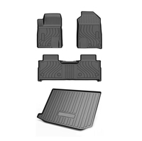 Tapis de voiture Doublure de coffre pour Chery Jetour T2 T3 Traveller 2024-2025 Tapis de sol 2023 Antidérapant Imperméable 3D Tapis de sol