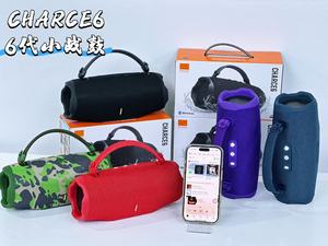 New charge6 xách tay loa không dây-6th Gen trống-như ngoài trời Bluetooth Loa với phong cách đầy màu sắc - Product Image 2