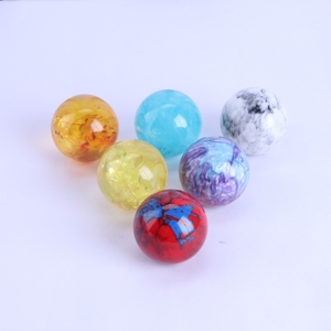 Pommeau de levier de vitesse rond en résine couleur personnalisée pour accessoires intérieurs de voiture de course manuelle - Product Image 5