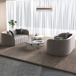 Hotel Sofa Set U Shape Durable Art Fabric Lounge <b>Chair</b> Meeting <b>Chair</b> Nordic Style Minimalist Light Luxury - Product Image 4