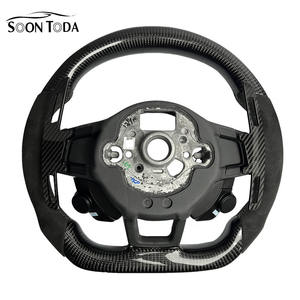 Volant modifié en daim noir en Fiber de carbone SOON TODA pour <span class=keywords><strong>Audi</strong></span> A4 43 46 R8 <span class=keywords><strong>R9</strong></span> ZC-TT2-YD-T1019 - Product Image 2