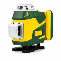 Niveau laser vert XINJUN MX3-16 à 5 lignes, auto-nivelant 360°, portée 1m, pour projets industriels et bricolage, 2 batteries incluses (avec image)