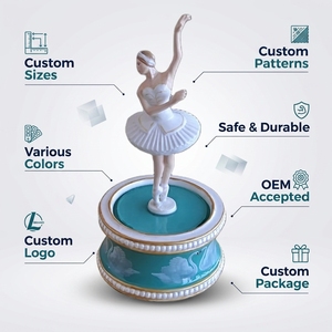 Caja <span class=keywords><strong>de</strong></span> música <span class=keywords><strong>de</strong></span> bailarina <span class=keywords><strong>de</strong></span> <span class=keywords><strong>Ballet</strong></span> <span class=keywords><strong>de</strong></span> cerámica personalizada, decoración <span class=keywords><strong>de</strong></span> adornos <span class=keywords><strong>de</strong></span> mesa para regalo y recuerdo, regalo del <span class=keywords><strong>lago</strong></span> <span class=keywords><strong>de</strong></span> <span class=keywords><strong>los</strong></span> <span class=keywords><strong>cisnes</strong></span> - Product Image 2