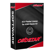 Autorisation de la fonction de programmation ECU pour OBDSTAR X300 Classic G3