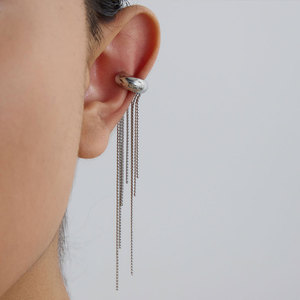 Fashion 316L Stainless Steel 14k 18k Pvd Gold Plated Fine Cuff <b>Earrings</b> Jewelry Non <b>Piercing</b> <b>Earrings</b> for Women - Product Image 2