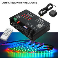 Decodificador de Señal Serial SPI DMX 512 de 2 Puertos H2-AC, Controlador de Proyectos de Iluminación LED RGB de Voltaje Constante