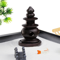 Nouvel Arrivage Personnalisé : Ornement de Méditation pour la Maison, Décoration de Bureau, Coffret Cadeau, Kit Mini Jardin Zen Bouddha Asiatique