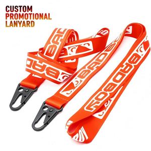 Lanyards Personalizados Baratos con Impresión Personalizada, Gancho Metálico, Lanyard de Poliéster para Teléfono y Llaves - Product Image 1