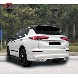 2023-2025三菱アウトランダーカーボディキットフロントリップリアリップサイドスカートABSプラスチックバンパートウフック1セット - Product Image 5