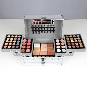 Kit de paleta de sombras de ojos personalizadas para mujer, estuche de cosméticos, paleta de maquillaje profesional, corrector, colorete, juego de sombras de ojos, 94 colores