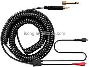 Nouvel an — câble Audio à ressort revêtu de remplacement, pour sennheyer <span class=keywords><strong>HD25</strong></span> HD560 HD540 HD430 HD250, 1.5m-5m, 6.35mm - Product Image 2