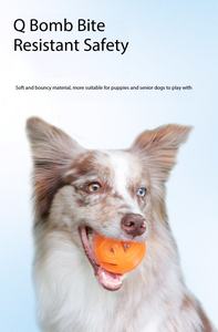 Reverse Geometry Design Training Dog & Eco-Friendly Natural Rubber Slow Feeding Indestructible Chew Toy - Product Image 4