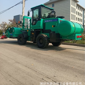 Road <b>Sweeper</b> Diesel <b>Powered</b> Compact Three Wheel With Strong Engine For Sand Stone Road Cleaning Weifang City - Product Image 4