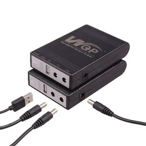 ג"פ 1A 2A סוללה גיבוי כוח בנק 5V 9V 12V DC USB יציאות מיני UPS עבור סיב wiFi נתב ONU נייד טלפון מודם CCTV מצלמה