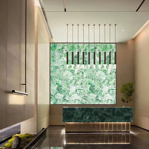 Tấm đá thạch anh pha lê xanh tự nhiên đánh bóng, kích thước lớn, bán buôn - Product Image 6