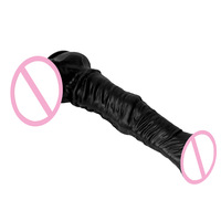 Dildo en PVC en forme de pénis de cheval, épais, pour usage anal, jouet sexuel pour masturbation féminine, vente en gros