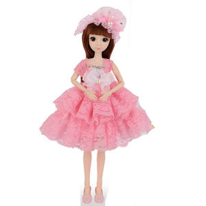 14 pouces <span class=keywords><strong>36Cm</strong></span> dessin animé BJD fille poupées modèle de mode jouet avec des caractéristiques éducatives différents vêtements accessoires pour les cadeaux des filles - Product Image 4