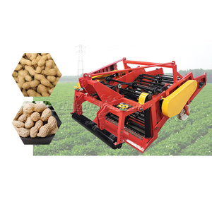 Cosechadora de cacahuetes montada en tractor, máquina cosechadora de cultivos subterráneos de tallo de raíces, cosechadora de cacahuetes - Product Image 4