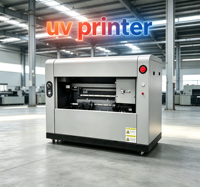 Printer UV Mini Silinder Kecepatan Tinggi Epson DX7 Single Head Cetak Pernis Putih untuk Bengkel Cetak Kecil