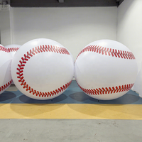 Ballon de baseball gonflable géant de modèle de baseball de logo personnalisé Offre Spéciale pour la publicité extérieure