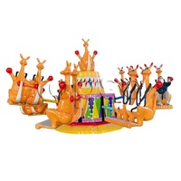 Manège intérieur en fibre de verre pour enfants - Attraction de fête foraine pour centre commercial et usage domestique