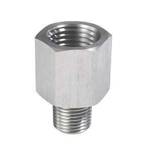 Adaptateur réducteur de filetage universel, 1/8" NPT mâle vers M12x1.0 femelle, en acier inoxydable, pour systèmes automobiles et hydrauliques - Product Image 5