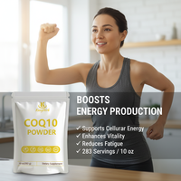 Complément Alimentaire Végétalien COQ10 à Marque Blanche OEM – Stimule la Production d'Énergie, Réduit la Fatigue – Poudre de Coenzyme Q10