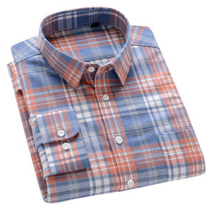 Giacche di velluto a coste Casual da uomo camicie Vintage <span class=keywords><strong>Oversize</strong></span> vestibilità regolare in maglia di cotone antirughe in filato tinto per la primavera - Product Image 4