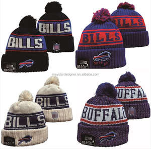 قبعة رياضية أمريكية بالجملة لـ32 فريقًا مطرزة 100% قطن قابلة للتنفس محبوكة للجنسين قبعة شتوية لفريق بالتيمور رافنز - Product Image 2