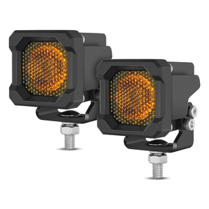 Đèn <span class=keywords><strong>LED</strong></span> làm việc ngoài trời 12V mới, 2 inch, đèn sương mù/pha <span class=keywords><strong>LED</strong></span>, màu hổ phách, chống nước, phụ kiện xe máy với chùm sáng rộng - Product Image 1