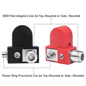 محطات بطارية سالبة موجبة من النحاس الأصلي مع ياقة محول مقياس 1X0/2/4 مقياس 1X4/8 مع تخصيص حلقة طاقة للمخرجات - Product Image 5