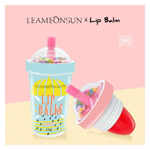 Kit de baume à lèvres bébé Non toxique bio fruits enfants crème glacée <span class=keywords><strong>usine</strong></span> professionnelle vendre des échantillons gratuits clair enfants rouge à lèvres Gel ABS 26g - Product Image 3