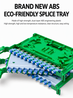 DTECH Telecom Grade 96 Core ODF SC LC Fiber Optic Distribution Frame Unit Box Desain Tarik Keluar 12 24 48 72 96 Port 3mm Tebal