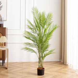 Palmera Artificial Areca Meng Jie de 120cm, 150cm, 180cm y 90cm, Planta Decorativa para Interiores, Adorno para Hogar y Jardín - Product Image 4