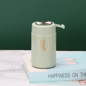 BPA FREE 260Ml 8Oz Mini Double Wall Stainless Steel Vacuum Insulated Coffee Drinks Water Tumbler With Wide Spout Lid Handle - Product Image 4