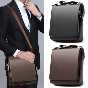 Élégant et de Qualité Designer PU Cuir Imperméable Porte-Documents d'Affaires Petit Carré Sac Messager à Bandoulière pour Hommes - Product Image 6