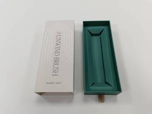 Cajas de regalo de cajón rígido a precio de fábrica, caja personalizada de laminación mate de cartón deslizante de 2mm de espesor para cepillo de pelo - Product Image 2