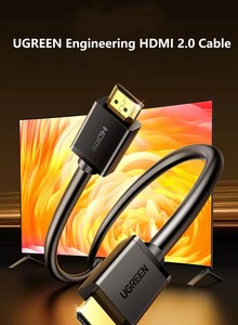 <span class=keywords><strong>สาย</strong></span>เชื่อมต่อ <span class=keywords><strong>HDMI</strong></span> 1.4 รุ่น <span class=keywords><strong>UGREEN</strong></span> HD104 Engineering สีดำ ปี 2026 <span class=keywords><strong>สาย</strong></span>ดิจิตอล วัสดุ PVC หัวต่อชุบทองหนาพิเศษ - Product Image 3