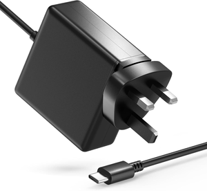 Caricabatterie per laptop USB C GaN da 65 W PD 3.0 Adattatore di alimentazione 5 V-20 V Ricarica rapida per MacBook Dell HP Lenovo <span class=keywords><strong>iPhone</strong></span> iPad - Product Image 1