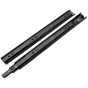 10 To 24 Inch Telescopic Slim Wall Drawer Slides Cold Rolled Steel Drawer Channel Furniture Hardware Oem Drawer Slide