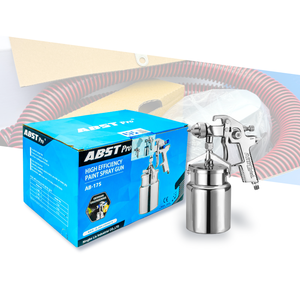 ABST Pro Industrial y hogar pequeña herramienta de pulverización de pintura de aire pistola de engrase neumática para el cuidado del coche herramienta de pistola de alimentación - Product Image 4