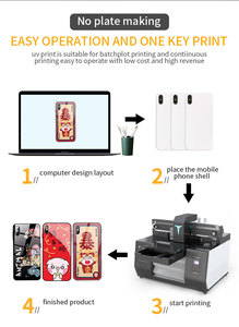 A3 máy in UV phẳng-Có thể in trên các đối tượng như acrylic, văn phòng phẩm, chai, vv, trình bày chính xác các mẫu chi tiết. - Product Image 4