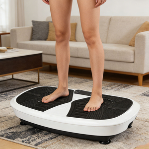 Hochfrequenz-Elektromagnetische Ganzkörper-Vibrationsmaschine aus ABS-Material für den Heimgebrauch Oszillierende Vibrationsplatte Crazy Fit Massage - Product Image 1
